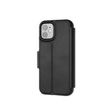 Tech 21 EvoLite Wallet Case for iPhone 12-3 card slot wallet, Black