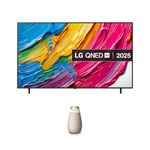 LG 75QNED80A6A 75-Inch QNED AI 4K UHD Smart TV bundle with X02 Portable Bluetooth Multi-Directional Speaker, 15H Battery Life, IP55 Waterproof