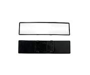 A2D Snap On Interior Large Wide Angle Rear View Mirror Glass Black for Hyundai Xcent