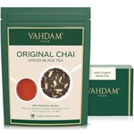 VAHDAM, India's Original Masala Chai Tea Loose Leaf 100g (50+ Cups) Blend Of Black Tea | Cinnamon, Cardamom, Cloves & Black Pepper | Ancient Indian House Recipe Of Spiced Masala Tea