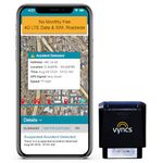 VYNCS Premium: No Monthly Fees GPS Tracker OBD 4G LTE Tracking Device for Cars Vehicle Trips Teen Driver Safety Roadside Assistance VPOBDGPS1