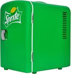 Koolatron Sprite Mini Fridge for Bedrooms| 4L 6 Can 12V Compact Refrigerator for Snacks Lunch Drinks| Portable Personal Cooler/Warmer for Desktop Home Office Car Kids Travel Camping, Green