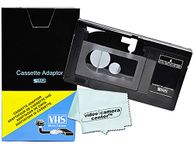 Motorized VHS-C Cassette Adapter for JVC C-P7U CP6BKU C-P6U,Panasonic PV-P1,RCA VCA115 + 1 MNS Micro-Fiber Cloth