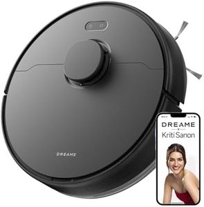 DREAME F10 Robot Vacuum and Mop Combo, 13,000Pa Suction, 300min Runtime, Smart LiDAR Navigation, 2-in-1 Cleaning & Voice Control with App, Black