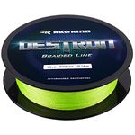 KastKing Destron Braided Fishing Line, Grass Green , 150 yds-6lb-0.11mm