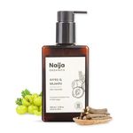 Naija Organics Hair Growth organic Shampoo | ECOCERT Certified Natural Cleanser | Amla & Mulethi for Calm Scalp & good Hair Health | Sulphate & Paraben Free, Women & Men | 200ml