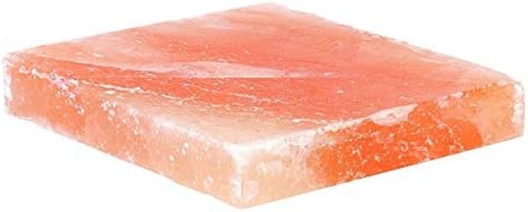 Charcoal Companion Himalayan Salt Plate Block 8 x 8 x 1.5 Inch Grilling Cooking