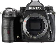 Pentax K-3 Mark III Flagship APS-C Black Camera - 12fps, Touch Screen LCD, Weather Resistant Magnesium Alloy Body with In-Body 5-Axis Shake Reduction. 1.05x Optical Viewfinder with 100% FOV