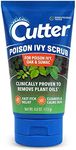 Cutter Poison Ivy, Oak and Sumac Scrub, Removes Poisonous Plant Oils That Cause Rash and Itching, Made with Vitamin E, Fast Itch Relief, Cleanses and Calms Skin, and Natural Exfoliating Beads