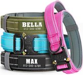 Personalized Tactical Dog Collar wi