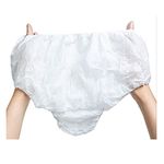 Dreamweavers Disposable Unisex Underwear, Brief Spunless Regular White (Pack of 20) - Free Size