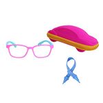 Blue Light Blocking Glasses for Kids Boys Girls with Adjustable Strap + Case + Cleaning Cloth