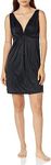 Natori Women's Chemise Length 34", Black, XS