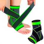 Premium Ankle Support for Ligament Damage - Plantar Fasciitis Treatment & Foot Support Arthritis Aids. Daily Relief or During Sport - Compression Socks/Foot Brace For Men & Women (Medium)