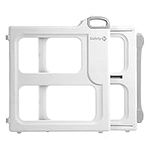 Safety 1st Perfect Fit Gate, Pressure or Hardware installed - Fits Spaces Between 28" and 42" Wide, 28" Tall. Pivoting Bumper For Uneven Openings, Solid Panel Design, Perfect for babies and Pets, White