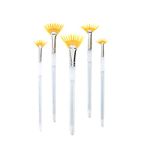 Royal and Langnickel Aqualon Wisp Fan Brush Set (Pack of 5)