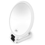 Linkstyle 1X 15X Magnifying Mirror, Double Sided Makeup Mirror Handheld, Travel Folding Magnified Mirror for Women Men