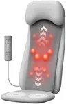 COMFIER Shiatsu Back Massager with Heat, Deep Tissue Kneading Chair Massager with Vibration, 2D/3D Shiatu Massage Seat Cushion, Full Back Massage Chair Pad, Gifts for Him Her