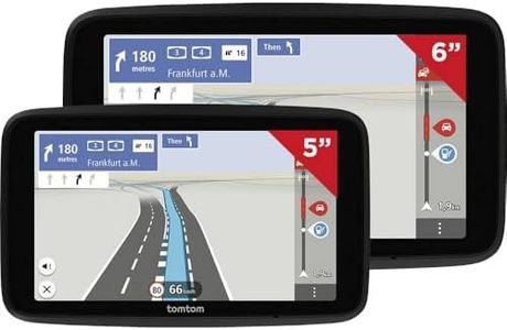 Tomtom Car Navigation GO Classic 2nd (6 Inches, Avoid Traffic Jams Thanks to Tomtom Traffic, Map Updates Europe Included, Updates via WiFi, Dynamic Lane Assistant, Built-in, Reversible Mount)
