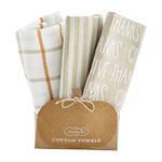 Mud Pie Fall Set of 3 Towels, Give Thanks, 26" x 16.5"