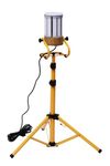 Orlich 12000 Lumen Led Work Light with Stand 100W Deformable Led Work Light with Tripod Lighting Degree from 180° to 360°(White Cover 12000lumens)