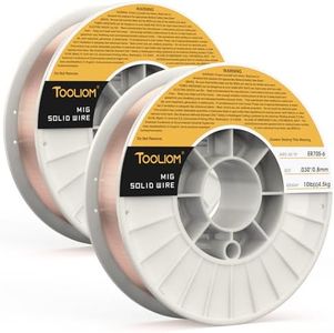 TOOLIOM ER70S-6 .030" Mild Steel MIG Welding Wire 10LB 2PCS
