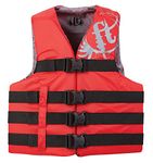 Kent Sporting Goods Co 112200-100-010-19 Full Throttle Vest Teen Nylon Red