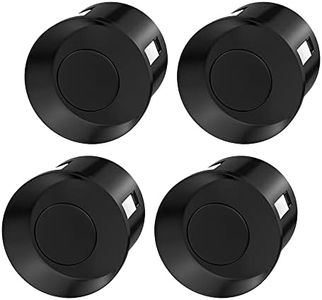 Parking Sensor 19.7ft/6m, Universal Radar Sensors Weatherproof Auto Car Parking Reversing Aid Sensors Radar Buzzer, Pack of 4 (Black)