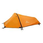 Winterial Single Person Personal Bivy Tent, Lightweight 2 Pounds 9 Ounces, Orange