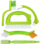 Grout Cleaner Brush, Tile Joint Scrub Brush with Handle, Stiff Cleaning Brush for All of The Household Such as Shower,Bathroom, Kitch, Seams, Floor Lines (5 in 1)