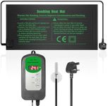 HYDGOOHO Seedling Heat Mat with Thermostat Combo Kit,10 x 20.75 in Heat Mat for Seed Starting,Hydroponic Plant,Plant Heat Mat of Seedling Germination for Indoor Gardening,Greenhouse