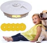 COZHYESS 1Pcs Dome Flea Trap, Electric Flea Trap, Indoor Ins-ect Trap Trap Catcher, Indoor Flea Trap Sticky, Effective Flea Trap for Gnat, Moth, Fruit Best Control for Home