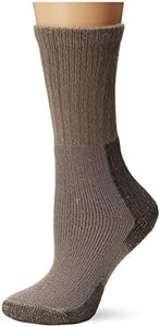 thorlos womens Kxw Max Cushion Hiking Crew Socks, Pewter, Medium