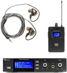 Power Dynamics PD810 Wireless In Ear Monitor System for Musicians and Vocalists - 15 Selectable Channels, UHF, 50m Range, Rack Mountable and Carry Case Included