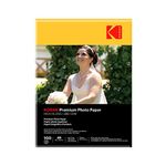 Kodak 260 GSM 4R (4x6) Glossy Photo Paper – Waterproof, Pack of 100 sheets, Compatible with all Inkjet Printers