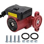 JASSFERRY Water Circulating Pump Hot Water 115V 1/2 inch 3-Speed Circulation Pump with Flange for Solar Water Heater System