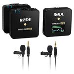 Rode Wireless Go II Dual Lavalier Microphone (Omnidirectional, Black)