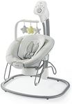 Graco Sway2Me Portable Baby Swing and Bouncer Seat with Music, Sounds, and Adjustable Settings, Watson Collection