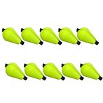 ANCLLO 10pcs Float Foam Water Drop Strike Indicators Fly Fishing Accessory, Fluorescent Yellow