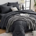 HEVUMYI 7 Pieces Queen Comforter Se