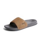 Reef Women's One Slide Sandal, Grey Tan, 10 UK