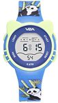 V2A Cure Cat Shaped Blue Panda Printed Digital Kids Watch for Boys and Girls Aged Between 3 to 10 Years of Age Sports Watches for Kids Latest Watch for Kids | Gift for Kids | Return Gifts | Birthday Gifts | Gift for Girls