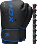 RDX Kids Boxing Gloves Sparring and Muay Thai Maya Hide Leather, Kara Patent Pending Junior Training Mitt for Kickboxing, Punch Bag, Focus Pads, MMA, Thai Pad, Double End Ball Punching Fight Gloves