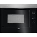 AEG 26L 900W Built-in Microwave - Black & Stainless Steel