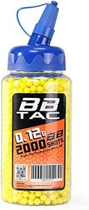 BBTac Airsoft BB 6mm Polished 2000 Round Bottle - Yellow
