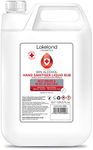80% Alcohol Hand Sanitiser Liquid Rub - 5L Litre - Kills 99% Bacteria, Germs - Sanitizer (Single)