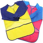 SING F LTD Waterproof Toddler Kids Childs Long Sleeve Painting Cooking Apron Children Art Smock M