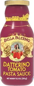 Contorno Datterino Tomato Pasta Sauce (11.6 Oz) 330g – Imported Authentic Italian Sugo with Extra Virgin Olive Oil, Tomatoes & Basil, Gourmet Marinara for Spaghetti & Pizza, Non-GMO