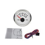 ELING Waterproof Voltmeter Volt Meter 12V 8-16V with Backlight 52mm(2") for Car Motor Boat Golf Cart