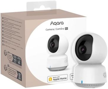Aqara Camera E1 360° Wi-Fi Smart Camera| Apple Homekit, Google Home, Alexa Enabled| 2-Way Audio| Night Vision| Motion Detection| Sound And Light Alarm - 1080P